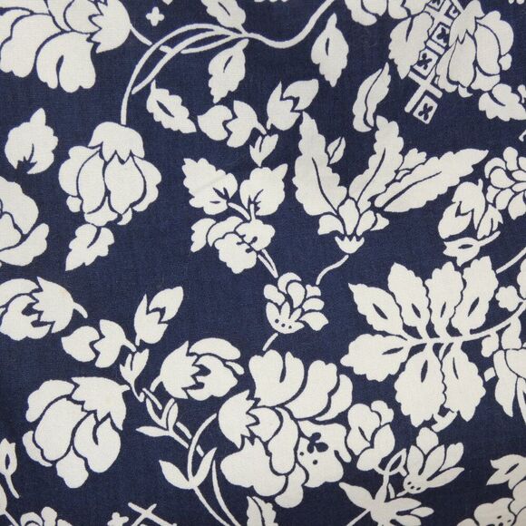 CDC Sleeveless Blue White  Floral Tank Top Women's Size 12 - Picture 6 of 7